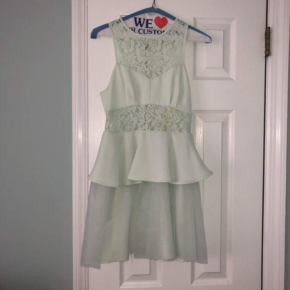 BCBG mint green dress